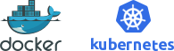 Logo Dockers und Kubernetes